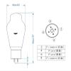 PHTJALIF 274B Tube Replacement 5U4G WE274B 5Z3P 5R4 5AR4 GZ34 5Z4P(4pcs Matched Quad) view 2