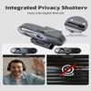 1080p Webcam with Auto Focus, 60fps, Dual Noise-Canceling Mics, Adjustable 110 FOV, 360 Rotation, Privacy Cover, USB Plug & Play, for Meetings/Online Classes/Gaming, Work with PC/Zoom/Teams/YouTube view 4