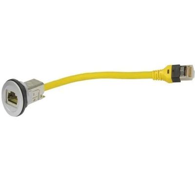 09454521505, Ethernet Cables/Networking Cables har-Port RJ45 Cat6 Coupler with Cable, 0.6m - Silver Version
