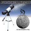 Adults Kids Monocular Telescope with Tripod Finder 150X 70mm Aperture Scope Astronomical Refraction Telescope Best Porta view 2