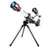 Adults Kids Monocular Telescope Floor Standing 50mm Refractor with Finder Scope & Tripod Astronomical Telescope Best Por view 1