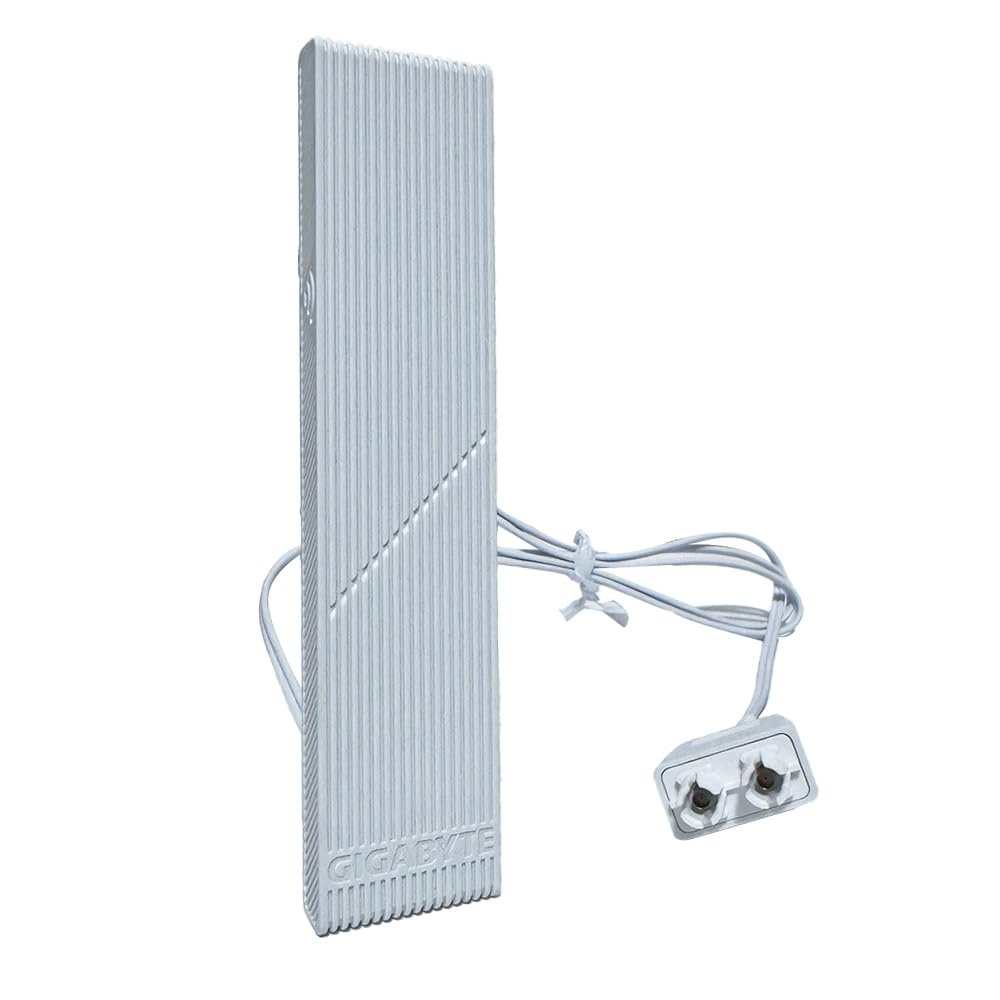 WiFi 7 Magnetic Antenna 2.4G 5G 6G for GIGABYTE Z890 Z890M Z890I AORUSZ890 EagleZ890 AERO Z890 Gaming WiFi 6E Wi Fi 7 Antennas PC Desktop Computer Motherboard with New Interface White