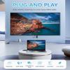 WELUSOPU Wireless HDMI Transmitter and Receiver, HDMI Wireless 4K Decode 1080P Output, 2.4G/5.8G, 328FT/100M, Plug &Play for Laptop Camera TV Box to TV Monitor Projector for Home Church Office - Black view 2