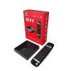 BOXPUT Q11 Android 14 TV Box Amlogic S905X4 64-bit Quad Core 8K Decoding 4K HDR 2.4/5Ghz Dual WiFi 8822CS + 1000M Ethernet TV Box 4GB + 32GB with IRI Voice Remote view 1