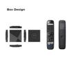 BOXPUT Q11 Android 14 TV Box Amlogic S905X4 64-bit Quad Core 8K Decoding 4K HDR 2.4/5Ghz Dual WiFi 8822CS + 1000M Ethernet TV Box 4GB + 32GB with IRI Voice Remote view 3