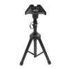 Eacam Rectangular Satellite Tripod, Strong Steel Tubing, Adjustable Height, Portable Stand Kit for Roof Camping RV Travel Courtyard with Pipe Adapter, Aluminum Alloy and Stainless view 4