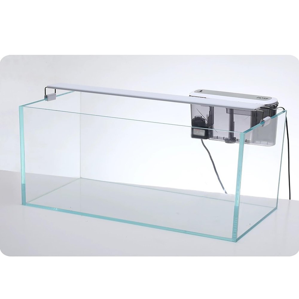 Ultra-Clear Glass Fish Tank, Small Fish Tank, Ultra-Clear Look, Thickness 5 Mm (Free Filter)(22x16x17cm)