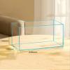 Ultra-Clear Glass Fish Tank, Small Fish Tank, Ultra-Clear Look, Thickness 5 Mm (Free Filter)(22x16x17cm) view 2