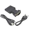 LccKaa VGA To HDMI Adapter Converter 1080P HDMI To VGA Adapter For PC Laptop Compatible With HDTV Projector Video Audio Converter(VGA TO HDMI) view 1