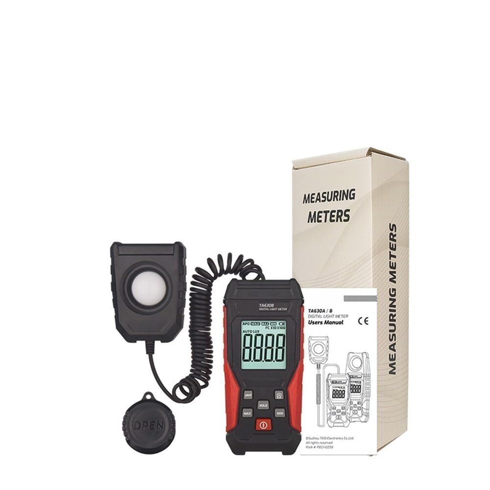 Light Meters, TASI TA630 Luxometer Professional Lux Meter Handheld Light Meter High Accuracy Luxmeter 0.1-200000LUX Illuminometer Photomete(TA630B)