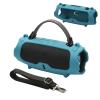 TXEsign Silicone Case Cover for JBL Charge 6- Portable Speaker, Travel Carrying Protective Cover with Adjustable Shoulder Strap Anti-Dust Charging Port Cover for Charge 6 (Blue) view 1
