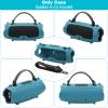TXEsign Silicone Case Cover for JBL Charge 6- Portable Speaker, Travel Carrying Protective Cover with Adjustable Shoulder Strap Anti-Dust Charging Port Cover for Charge 6 (Blue) view 2