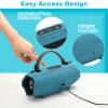 TXEsign Silicone Case Cover for JBL Charge 6- Portable Speaker, Travel Carrying Protective Cover with Adjustable Shoulder Strap Anti-Dust Charging Port Cover for Charge 6 (Blue) view 4