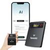 Turonic L813 AI Voice Recorder with AI Technology  128GB, USB-C, Dual Mics, Noise Canceling, Transcription, File Security, Compact Design for Work, Study, and Interviews