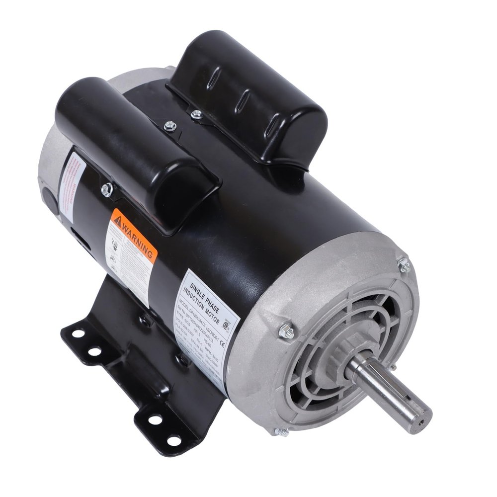 5HP Electric Motor 184TZ Frame 3450RPM Single Phase 23378805 54421193 Air Compressor Motor General Severe Duty 60Hz 230V 7/8 Inch Keyed Shaft