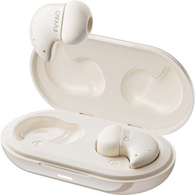 FVYAO Sleep Earbuds for Side Sleepers, Ear Buds Sleeping, Sleep Bluetooth Headphones, Mini Invisible Buds Comfort Fit for Sleeping, Wireless Bluetooth 5.4, 42H Playtime, Hidden Earbuds for Small Ears