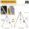 Heavy Duty Rescue Tripod for Confined Space, Adjustable Aluminum Fire Fighting Stand with Safety Belt, Lifting Equipment for Limited Space Rescue Operations view 3