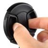 5PCS Camera Lens Cap Cover Holder 37 43 46 49 52 55 58 62 67 72 77mm Center Pinch Snap On Cap Lens Cap Protective Lens Protector(52mm 5pcs) view 1