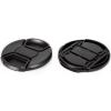 5PCS Camera Lens Cap Cover Holder 37 43 46 49 52 55 58 62 67 72 77mm Center Pinch Snap On Cap Lens Cap Protective Lens Protector(52mm 5pcs) view 4