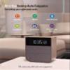 Soundfreaq Sound Rise II, SFQ-16 (Hotel Edition): Bedside Alarm Clock Radio & Bluetooth Speaker, with Large Display Screen, FM Radio, Fast USB Charging, and Nature Sound view 2