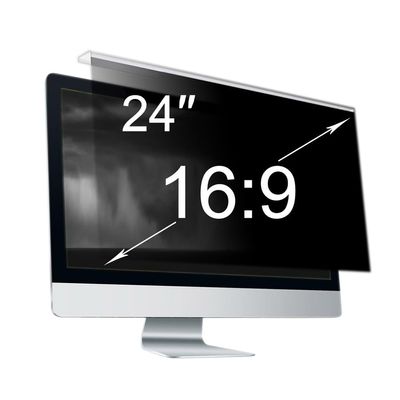 24 Inch Computer Monitor Privacy Filter, Removable Protector Panel - Anti Glare & Blue Light Filter Hanging Design - Universal for Aspect Ratio 16:9 Screen,24in(547 * 320mm)