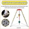 Adjustable Rescue Tripod for Confined Spaces - Commercial Firefighting Equipment with Self-Locking Device, Fall Arrest Kits, Lifting and Rescue Gear for Safety Operations view 3
