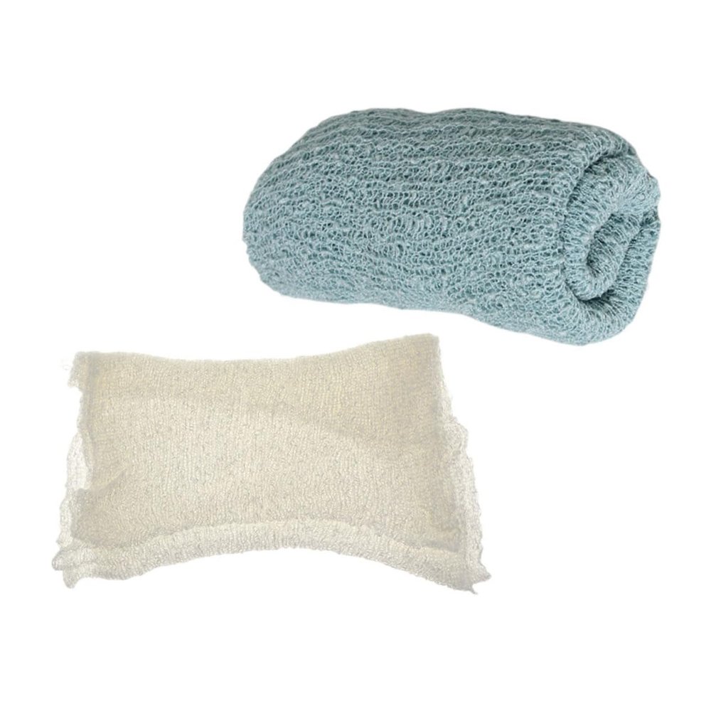 SHINEOFI 2PCS Newborn Photography Stretch Wrap Soft for Boys Versatile Photo Props with Snug Fit Easy to Clean Lightweight for Effortless Outdoor and Indoor Shoots