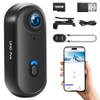 4K Body Camera, WiFi Action Camera with 128GB Card, Hands-Free POV Cameras, Mini Body Cam with Magnetic Clip, Wearable Small Body Camera, Portable Camcorder for Working, Vlogging, Fishing, Travel view 1