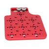 SZYingXian Camera Expansion Plate, Universal Metal Cheese Board, Camera Easy Plate with 1/4 and 3/8 Screw Holes for Sony ARRI RED Teradek DSLR (Red) view 3