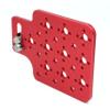 SZYingXian Camera Expansion Plate, Universal Metal Cheese Board, Camera Easy Plate with 1/4 and 3/8 Screw Holes for Sony ARRI RED Teradek DSLR (Red) view 4