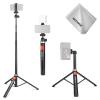 NEEWER Phone Tripod for Camera with Cell Phone Holder & Remote, 62.9" All Metal Selfie Stick Travel Vlog Video Recording Portable Stand Compatible with iPhone Canon Sony Nikon, Cleaning Cloth, TS05 view 1