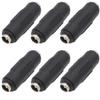 AIMHDUTY 12V DC Power Connector Adapter, 6-Pack 12/24V DC Female to Female Barrel Connector for Led Strip CCTV Security Camera Cable Wire Ends view 1