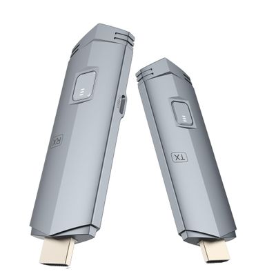 Wireless HDMI Transmitter and Receiver, 4K Decode 1080P@60Hz Ultra HD Video Output, Plug&Play 5G/2.4G for Video and Audio to Monitor from PC/Projector/TV Box