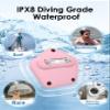(1 Pack) Air Tag Holder for Kids, IPX8 Waterproof,Durable PC Pentagram with Pin Clip,Air Tag Kids Holder Hidden for Apple Air Tag Tracker,SuitableClothes, Shoe,Schoolbag,Luggage view 4