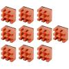 10Pcs Small Heat Sink Cooling Heatsink P8x5x8 | Fine Teeth Design for CPU/PCB/Amplifier | Brass Material with Adhesive Tape | Effective & Consistent view 2