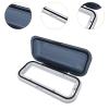 BaotyJie Water Resistant Marine Stereo Cover Universal Accessory Lightweight Easily Install Spare Parts Flip up Door 23x10cm Protector view 2