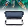 BaotyJie Water Resistant Marine Stereo Cover Universal Accessory Lightweight Easily Install Spare Parts Flip up Door 23x10cm Protector view 3