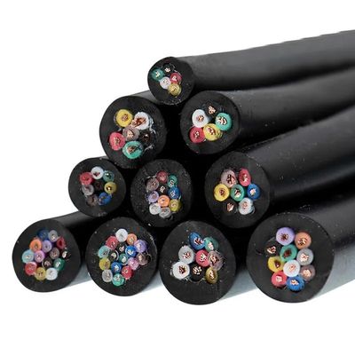 100 Meter 15 13 17 18 AWG Power Cord 2 3 4 5 6 7 8 10 12 core PVC sheathed Pure Copper core Control Wire(3 cores,18 AWG 0.75mm2)