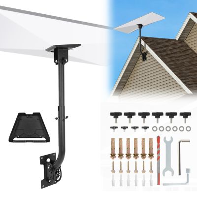 FAHKNS Starlink Gen 3 Mount, Adjustable Wall & Roof Mounting Kit, with Gen 3 Pipe Adapter, Heavy Duty Starlink Pole Mount Include Pipe Adapter, Compatible with V3 Star Link Standard Dish