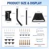 FAHKNS Starlink Gen 3 Mount, Adjustable Wall & Roof Mounting Kit, with Gen 3 Pipe Adapter, Heavy Duty Starlink Pole Mount Include Pipe Adapter, Compatible with V3 Star Link Standard Dish view 3