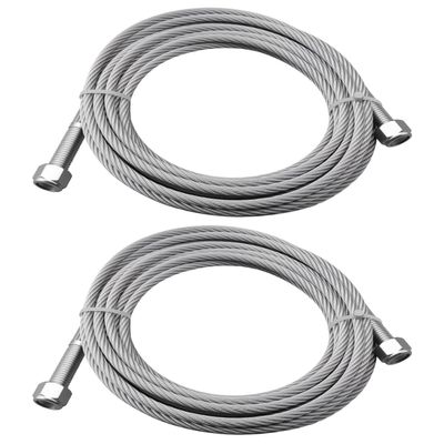 2-Set Equalizer Cables Fit for Rotary Lift Model SPO10 Replace N372/BH7529-86, Silver