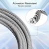 2-Set Equalizer Cables Fit for Rotary Lift Model SPO10 Replace N372/BH7529-86, Silver view 2
