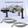 2-Set Equalizer Cables Fit for Rotary Lift Model SPO10 Replace N372/BH7529-86, Silver view 3