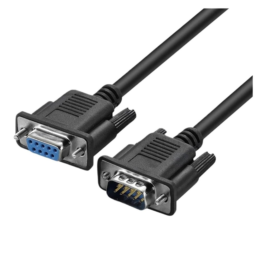 ACGTUY Lballist DB9 9Pin Serial RS232 Extension Cable Male Female 1.5m 300cm 5m 10m Black(3m,Male to Female)