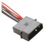 ACGTUY Cable Adaptor 4 Pin to Small 4Pin Power Splitter Adapter Extension Cable for Hard Disk Cooling Fan CDROM 12.5CM(One Point) view 4