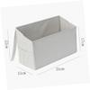 ABOOFAN Bedside Organizer Bag Grey Storage Pouch for Electronics Accessories for Dorm Room Living Room and Travel Maximizes Space view 2