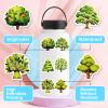 50Pcs Forest Stickers, Various Green Trees Stickers for Teens Boy Girls,Laptop Sticker Waterproof Luggage Skateboard Water Bottle Stickers Decal Bicycle Bumper Snowboard view 2