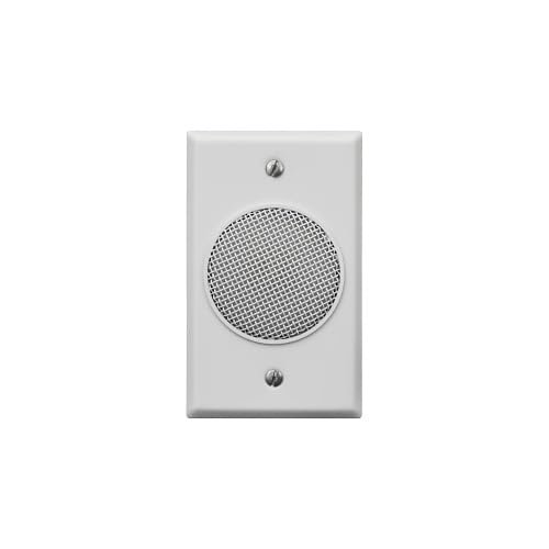GS1W Flush-Mount Wall/Ceiling Microphone, White