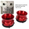 1 Pair Polished Aluminium Alloy Nab Hub Adapter, 10in Opener, Sturdy Universal Loading Device for Studer, Akai, (Red) view 2
