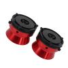 1 Pair Polished Aluminium Alloy Nab Hub Adapter, 10in Opener, Sturdy Universal Loading Device for Studer, Akai, (Red) view 4